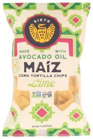 Tortilla Chips Lime Totopos 7.5 Oz