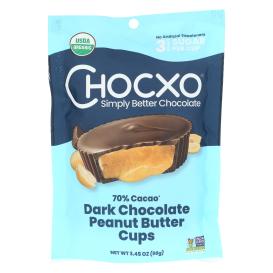 Organic Keto Dark Chocolate Peanut Butter Cups 3.45 Oz