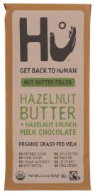 Organic Fair Trade Hazelnut-butter-filled Grassfed Milk Chocolate Bar 2.1 Oz