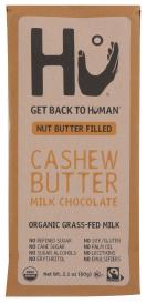 Organic Fair Trade Cashew-butter-filled Grassfed Milk Chocolate Bar 2.1 Oz