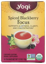 Tea Focus Spicd Blckbery 16 Ct