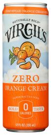 Soda Zero Sugar Orange Cream 12 Oz
