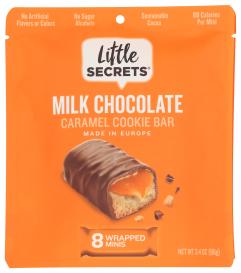 Creamy Caramel Milk Chocolate Mini Cookie Bars 0.425 Oz