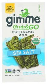 Seaweed Snack Sea Salt Org .14 0.14 Oz