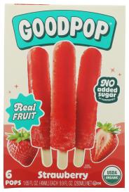 Frzn Jr Pops Strawberry Org 1.65 Oz