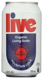 Kombucha Fountain Cola Org 12 Oz