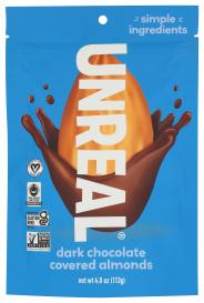 Dark Chocolate Almonds 4 Oz
