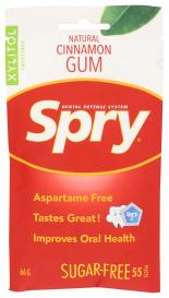 Spry Chewing Gum Cinnamon 55 Ct