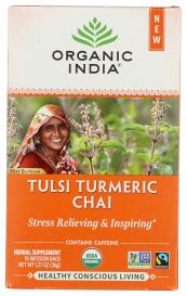 Tusli Tea Turmeric Chai 18 Ct