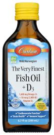 The Very Finest Fish Oil + D3 6.7 Oz