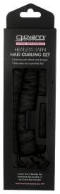 Satin Hair Curling Set Black 1 Ct