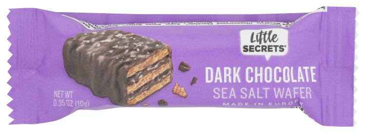 Crispy Wafer Dk Choc Ssalt .35 50 Ct