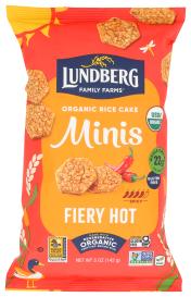Rice Cakes Mini Fiery Hot Org 5 Oz