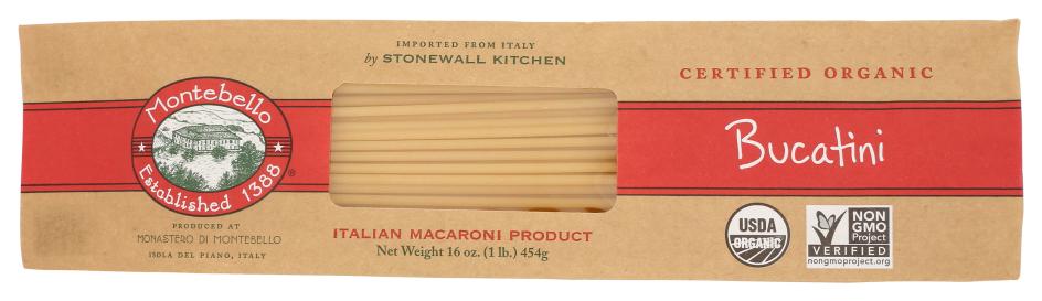 Pasta Bucatini Org 16 Oz