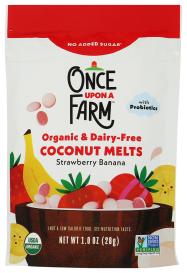 Coconut Melts Straw Banana Org 1 Oz