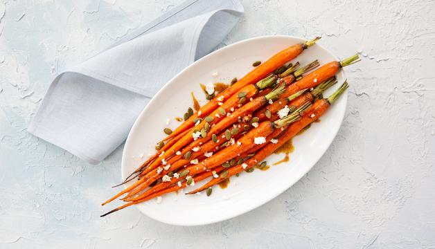 Spicy Chili Maple Glazed Carrots 