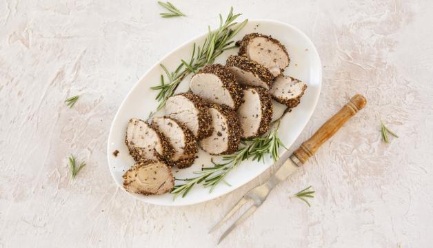 Chia and Mustard Seed Encrusted Pork Tenderloin 