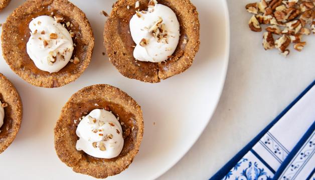 Pumpkin Custard Tartlets
