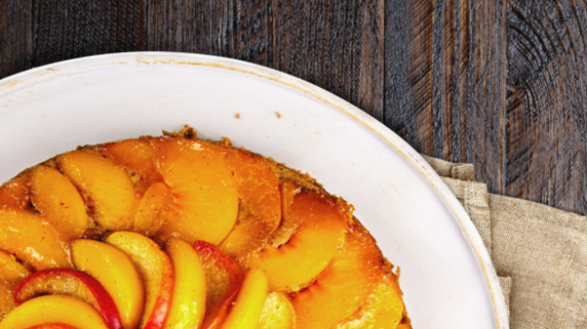 Peach Upside-Down Cake Recipe