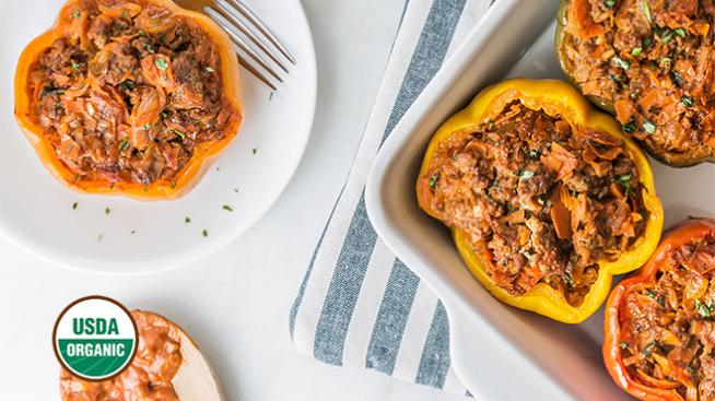 Rich & Creamy Keto Stuffed Peppers Recipe
