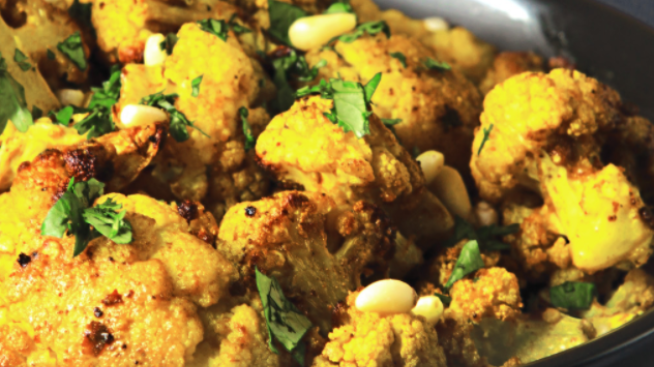 Turmeric Roasted Cauliflower Recipe