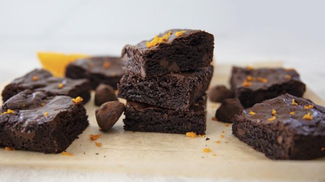 Dark Chocolate Truffle Brownies