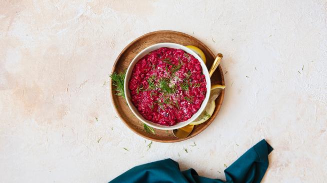 Creamy Beet Risotto