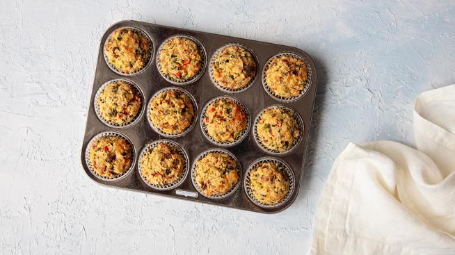 Savory Oat Muffins
