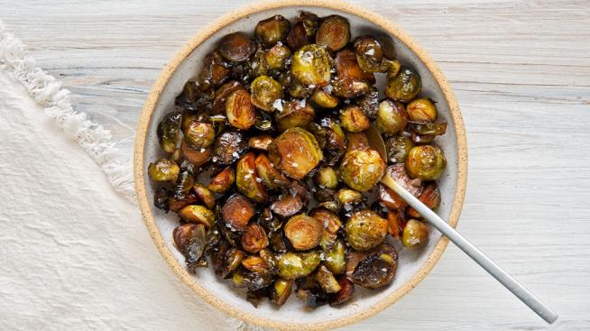 Balsamic Glazed Brussels Sprouts