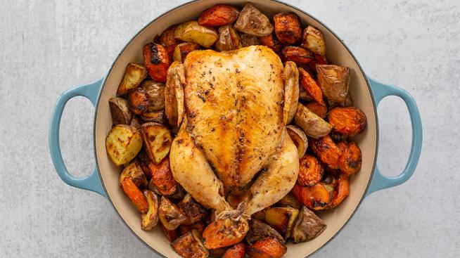 Roast Chicken With Vegetables