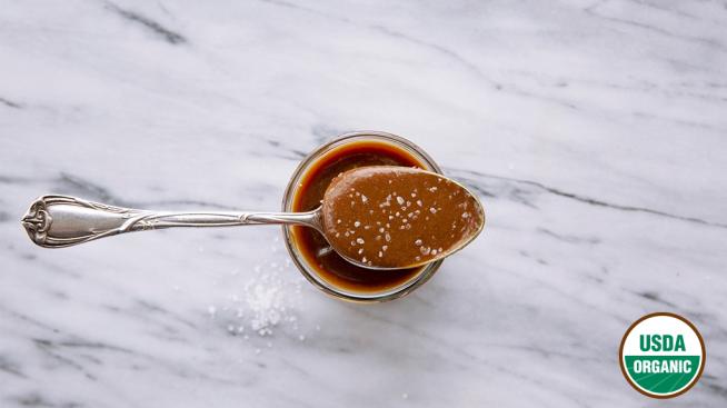 Organic Miso Caramel Sauce